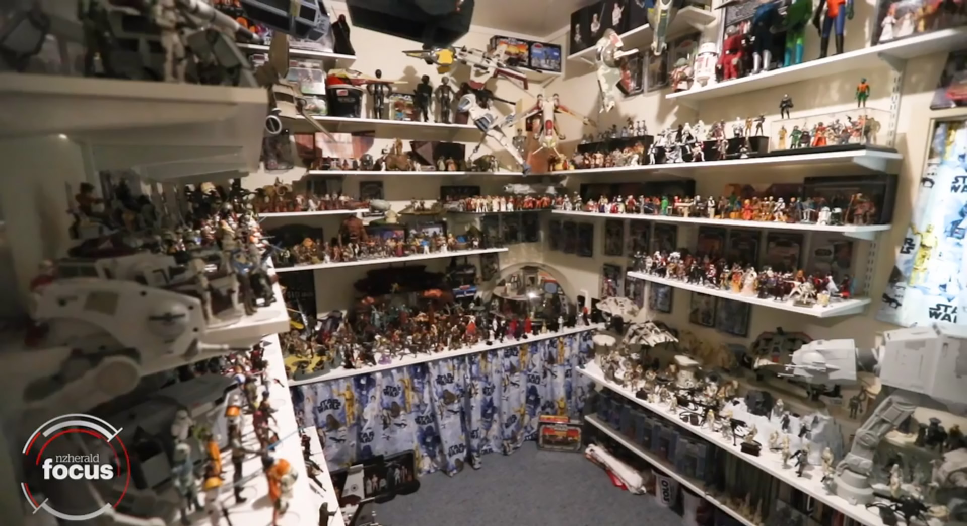 Star Wars Collection Room (credit: NZ Herald)