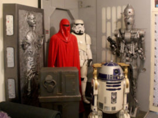 Life-size statue display