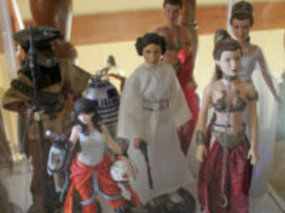 Princess Leia dolls, Jaina Solo statue (Kotobukiya)