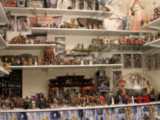Star Wars action figure room