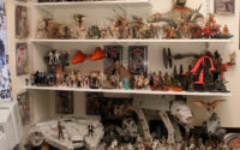 Star Wars action figure room