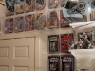 Star Wars action figure room