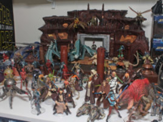 Star Wars action figure room