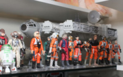 Star Wars action figure room