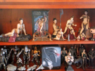 Princess Leia (as Jabba's captive) display