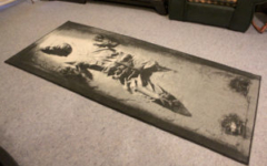 Han Solo in Carbonite rug