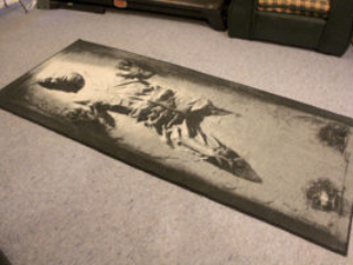 Han Solo in Carbonite rug