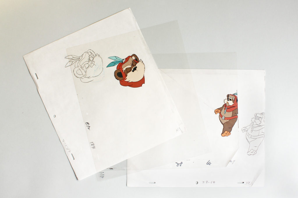 Ewok Animation Cels