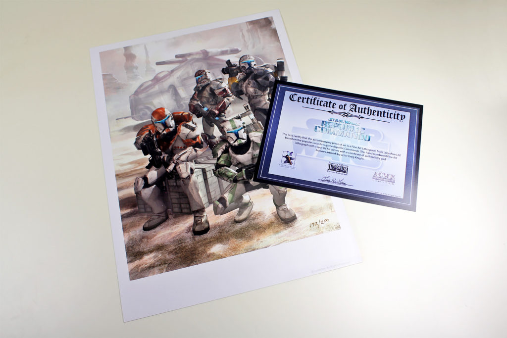 Republic Commando Print, Acme Archives