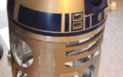 R2-D2 aluminium body and dome