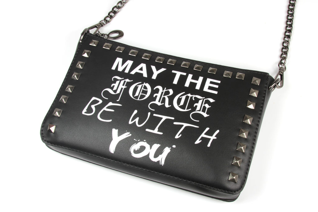 Star Wars May The Force Be With You studded handbag purse