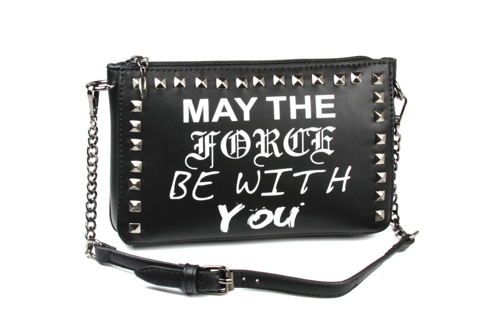 Star Wars May The Force Be With You studded handbag purse