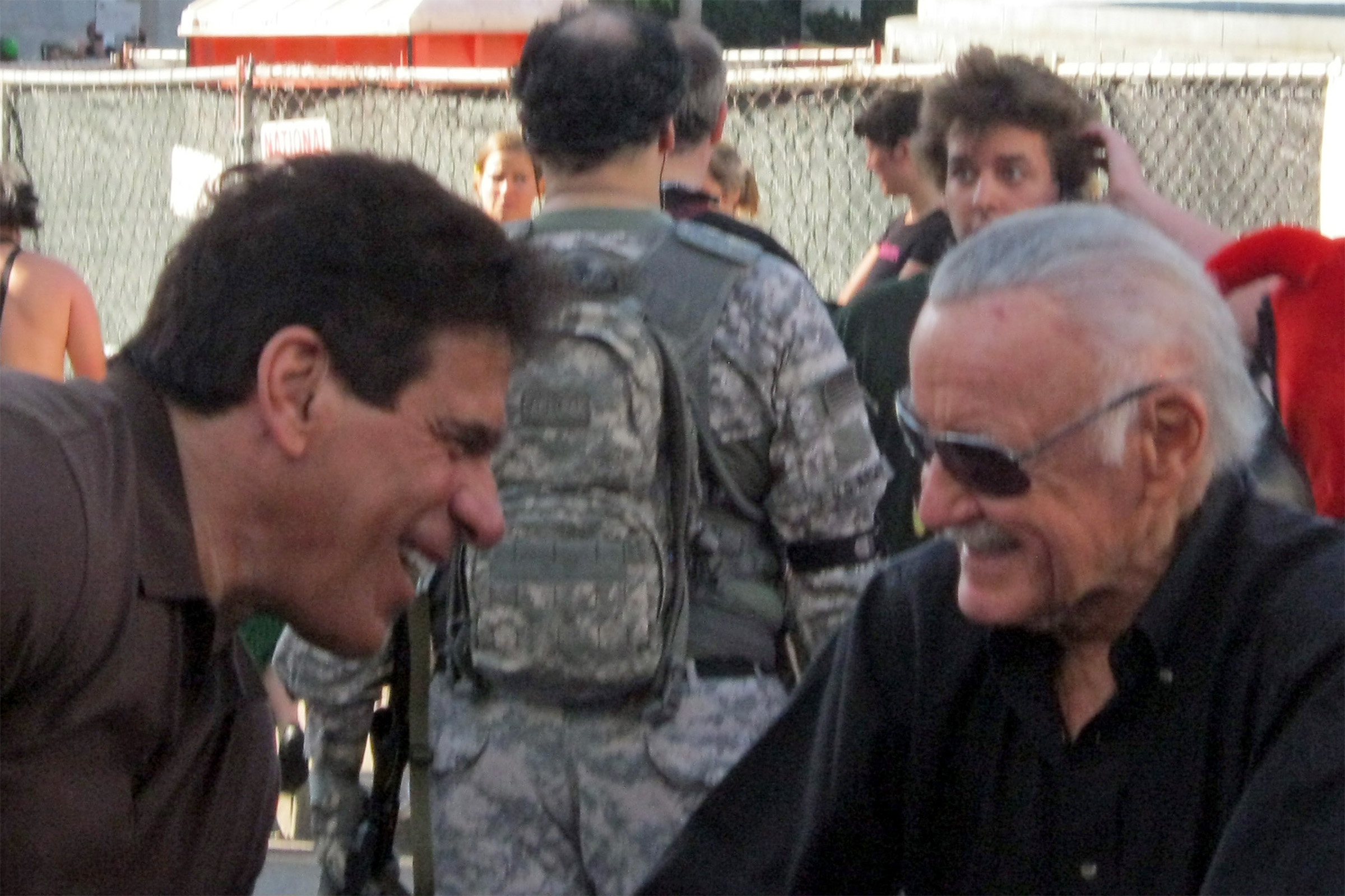 Stan Lee and Lou Ferrigno_at DragonCon 2012