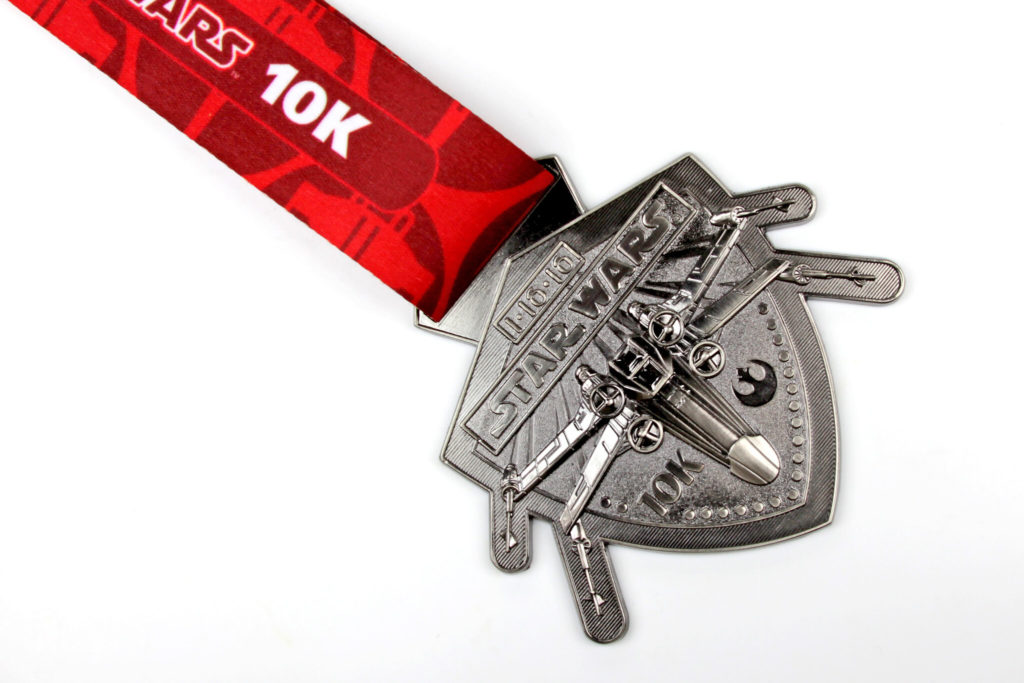 Run Disney Star Wars Light Side 10K Medal 2016