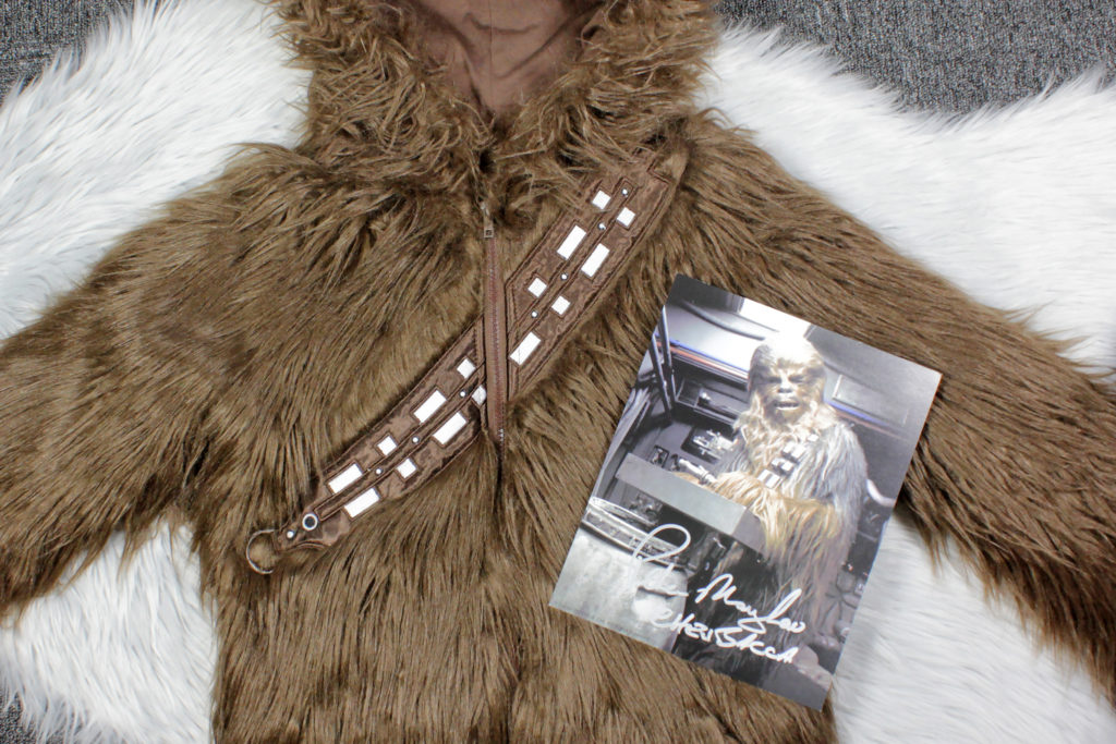 Chewbacca Jacket and Peter Mayhew Autograph