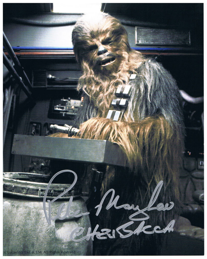 Peter Mayhew Chewbacca Autograph