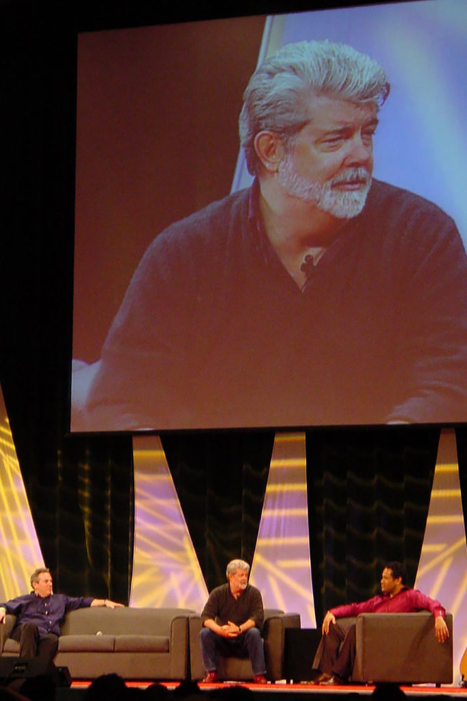 George Lucas at Star Wars Celebration III in 2005