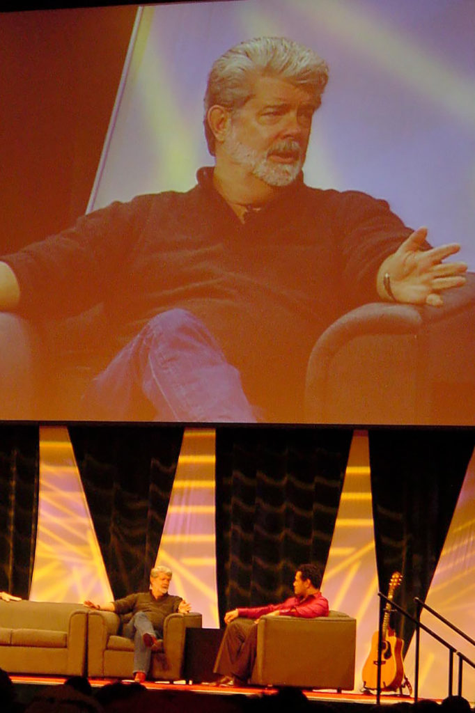 George Lucas at Star Wars Celebration III in 2005