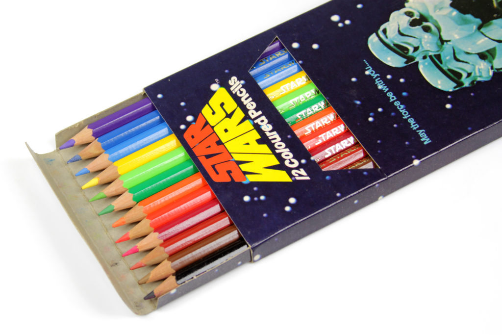 Star Wars Coloured Pencils by Helix Stationery, 1977