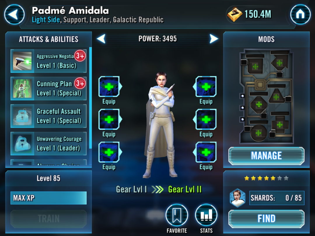 Star Wars Galaxy Of Heroes - Padme' Amidala