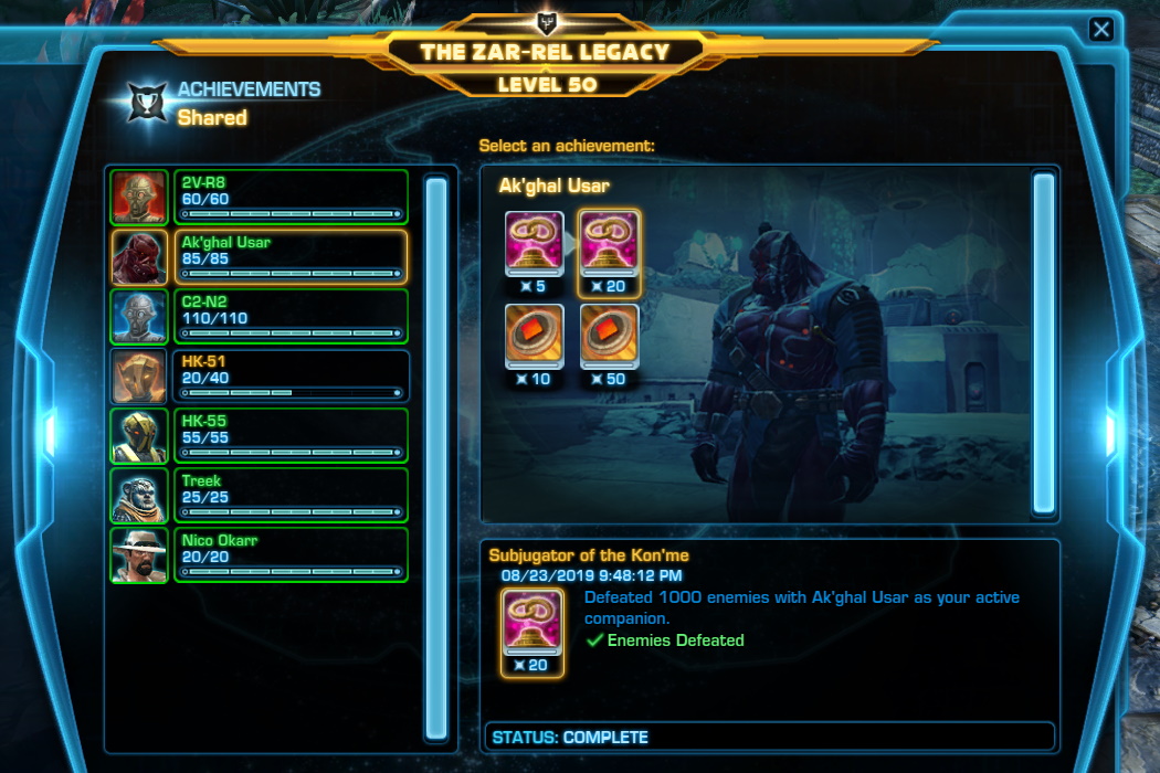 Star Wars The Old Republic - The Zar-rel Legacy