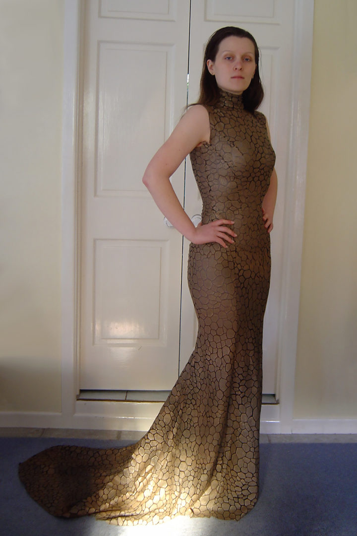 Dame Vaako Gold Dress