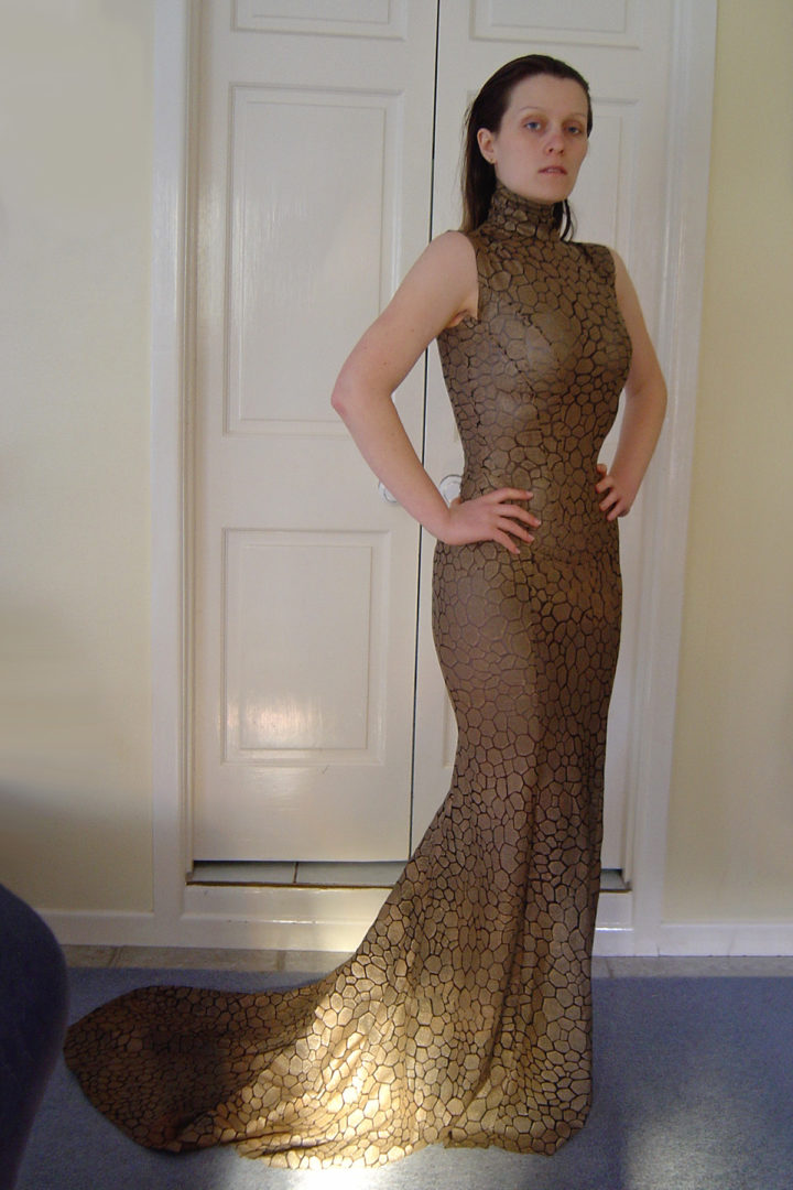 Dame Vaako Gold Dress