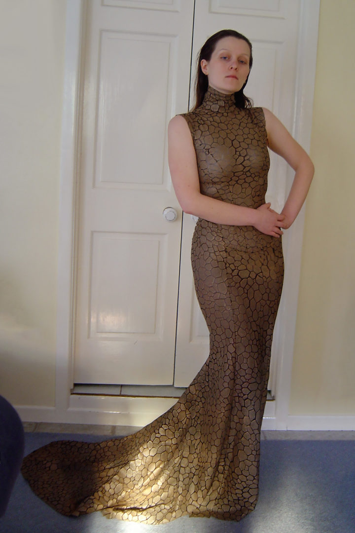 Dame Vaako Gold Dress
