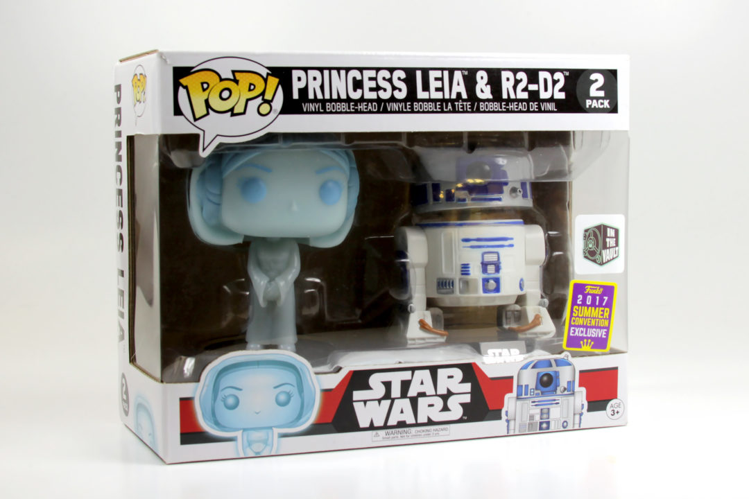 Hologram Princess Leia and R2-D2 Funko Pop! 2-Pack