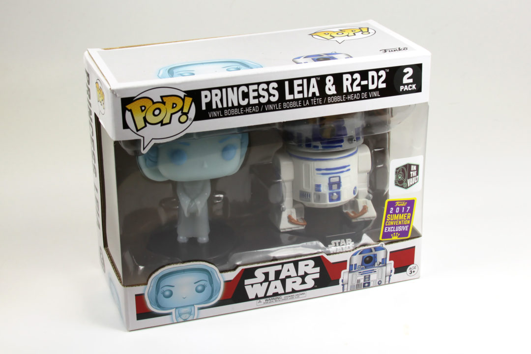 Hologram Princess Leia and R2-D2 Funko Pop! 2-Pack