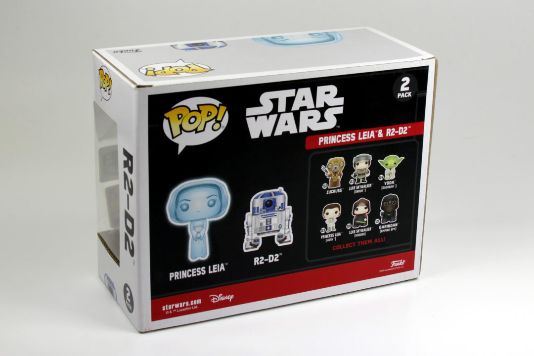 Hologram Princess Leia and R2-D2 Funko Pop! 2-Pack