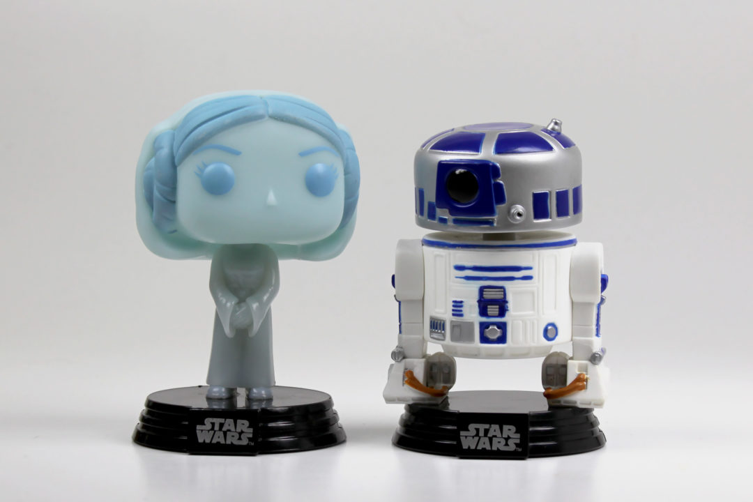 Hologram Princess Leia and R2-D2 Funko Pop! 2-Pack