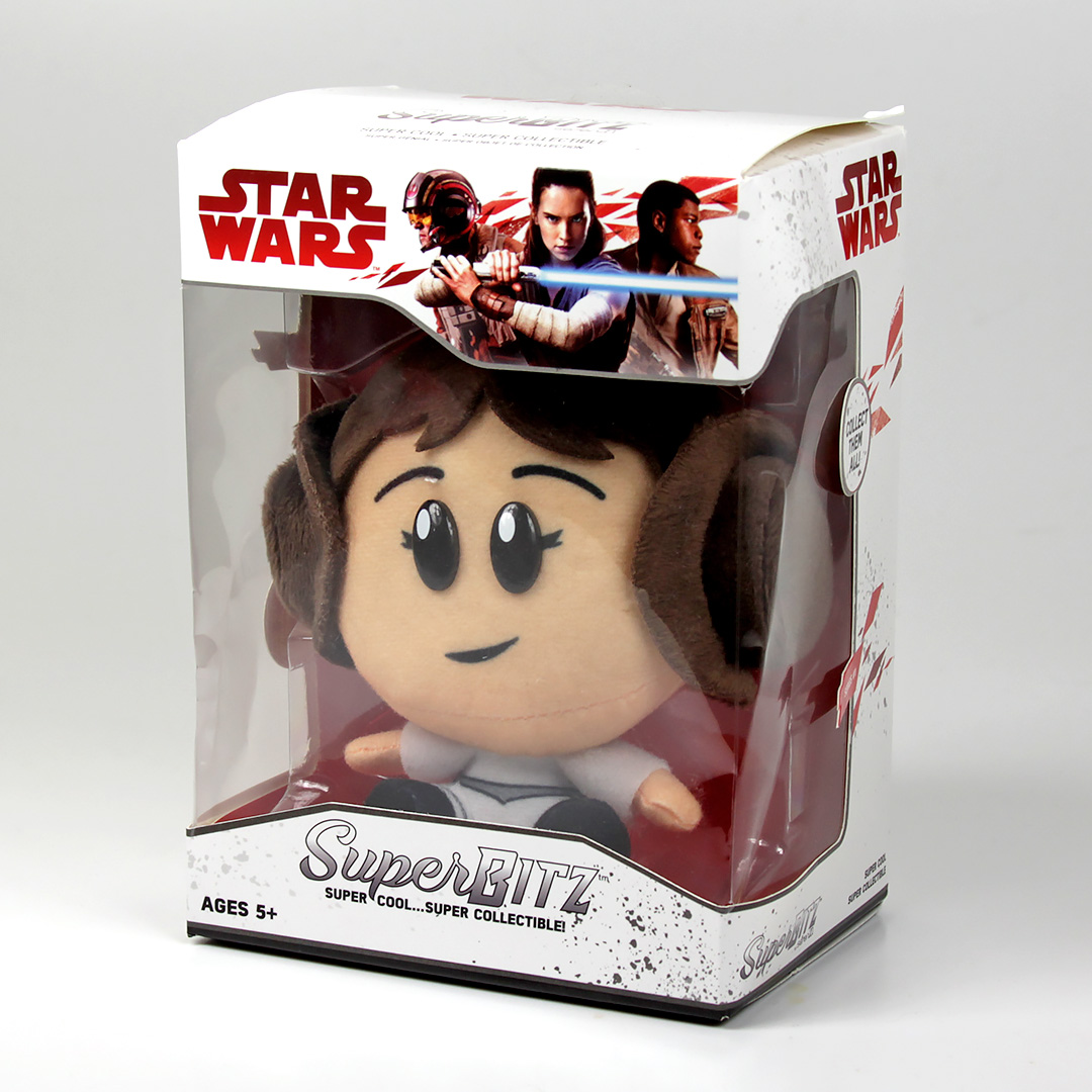 SuperBitz Princess Leia Plush Figure, Boxed