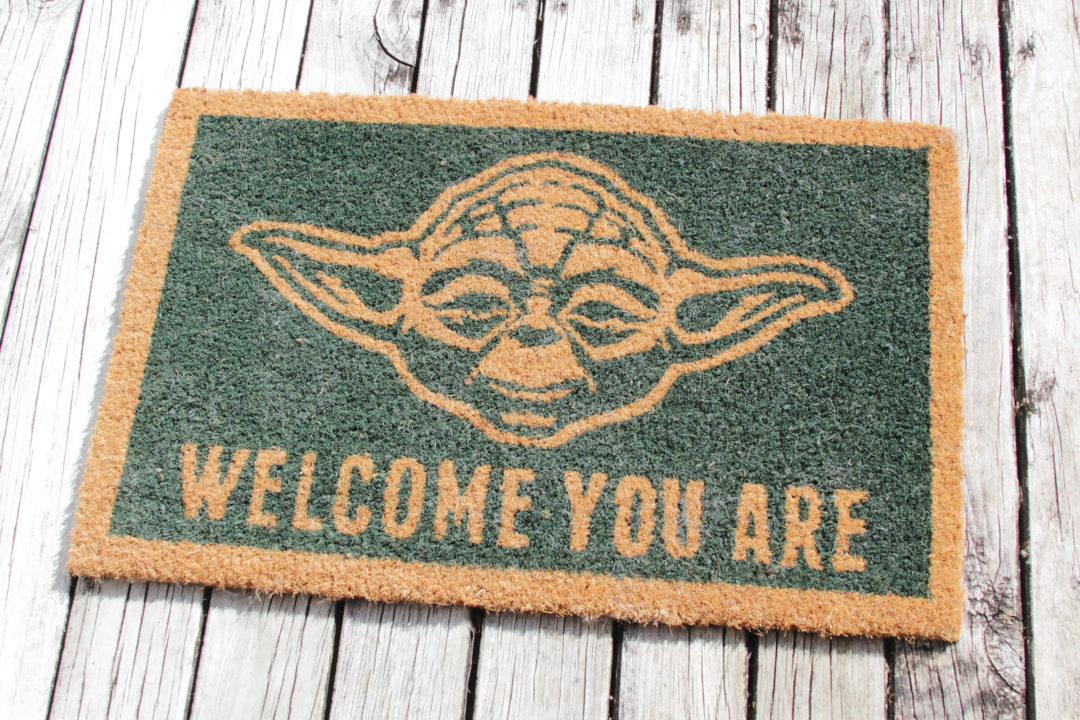 Yoda Welcome Mat