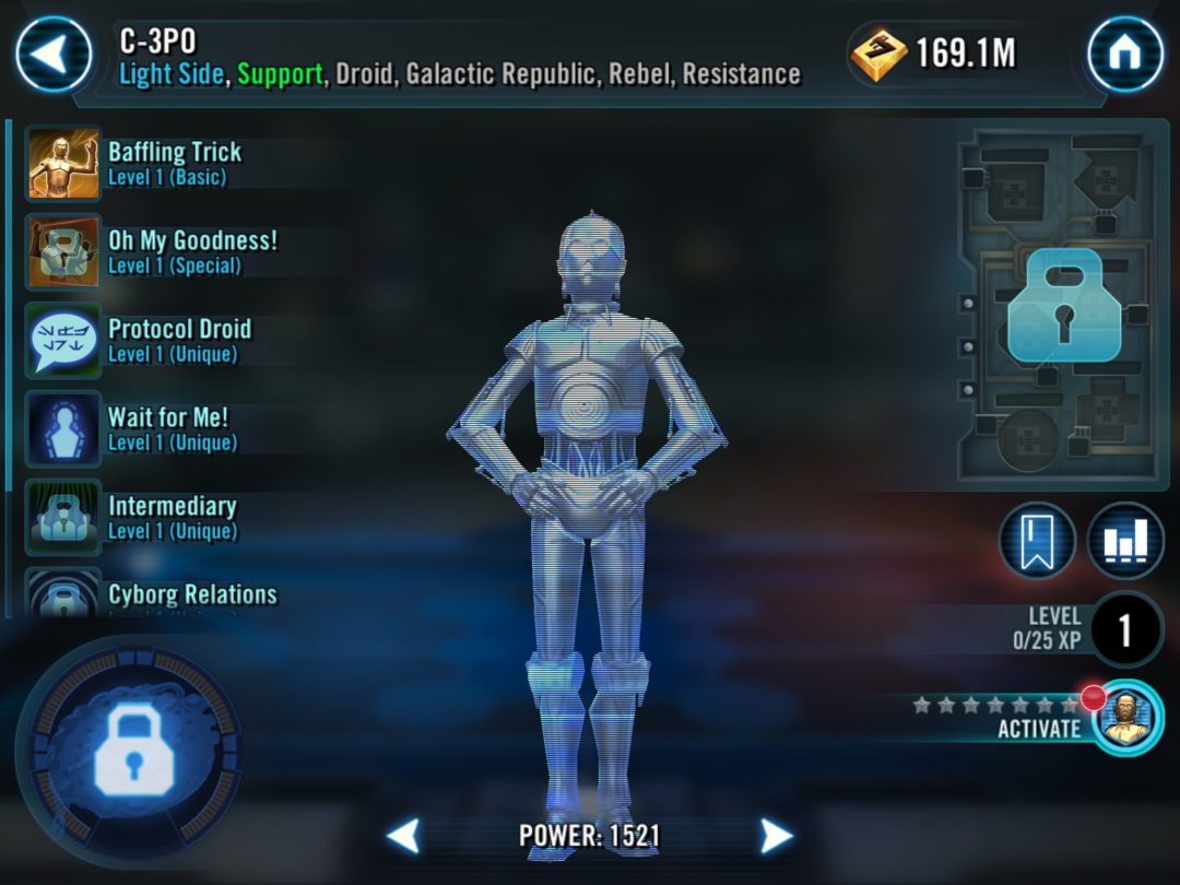 Star Wars Galaxy Of Heroes - C-3PO Event