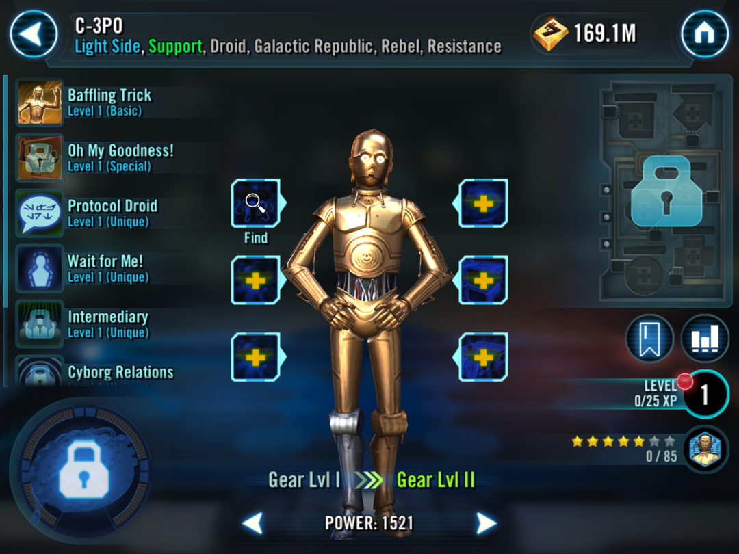 Star Wars Galaxy Of Heroes - C-3PO Event