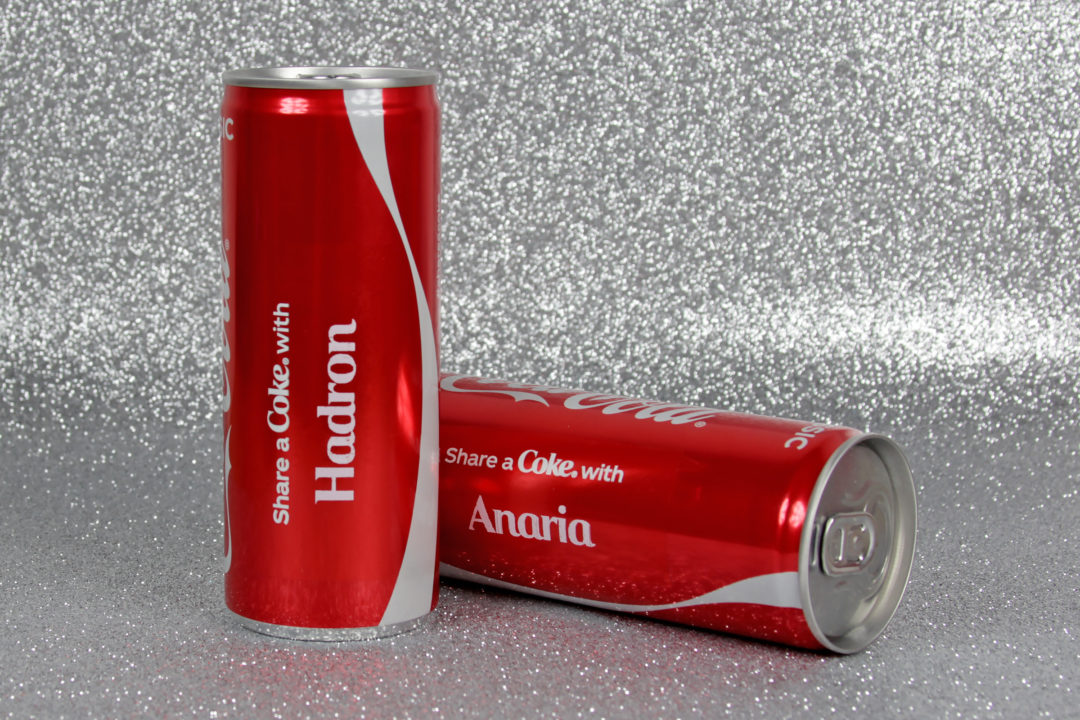 Personalised Coca Cola Cans