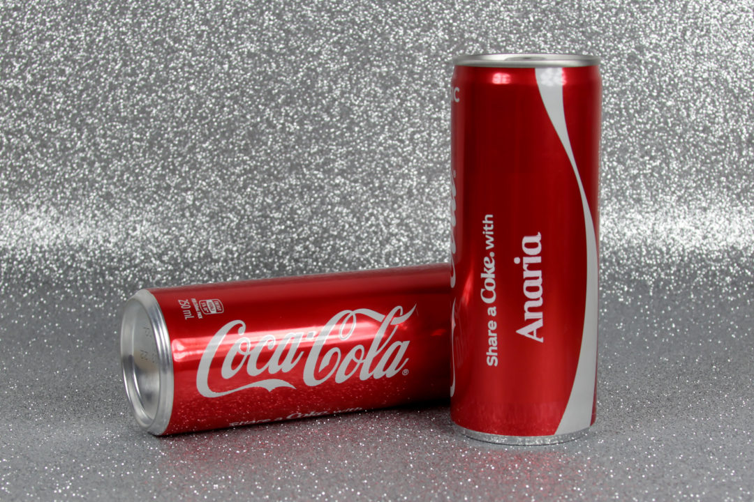 Personalised Coca Cola Cans