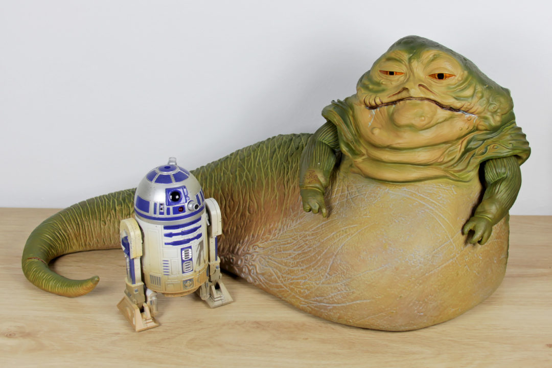 Sideshow 1:6 Jabba the Hutt and Hasbro R2-D2