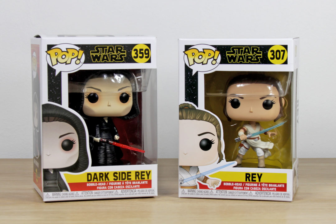 Star Wars: The Rise of Skywalker Funko Pop! Vinyl Bobble-Heads - Dark Side Rey & Rey