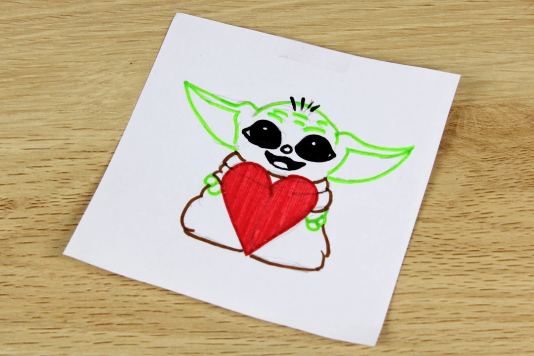 The Child/Baby Yoda Father's Day sketch