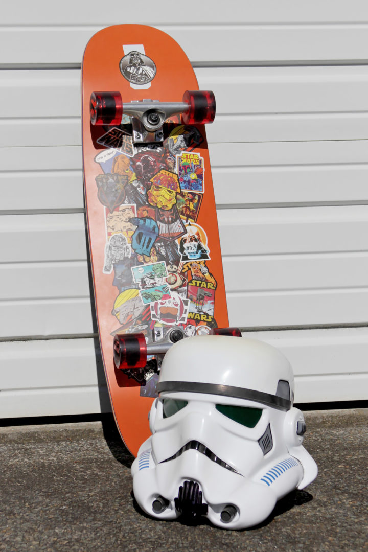 DIY Star Wars skateboard